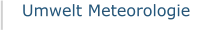 Umwelt Meteorologie
